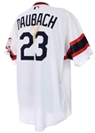 2003 Brian Daubach Chicago White Sox Signed 1983 Home Throwback Uniform (MEARS A10/JSA)