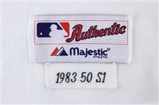 2003 Brian Daubach Chicago White Sox Signed 1983 Home Throwback Uniform (MEARS A10/JSA)