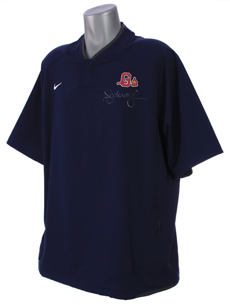 2010s Andruw Jones Gwinnett Braves Signed Warm Up Jacket (MEARS LOA/JSA/Player LOA)