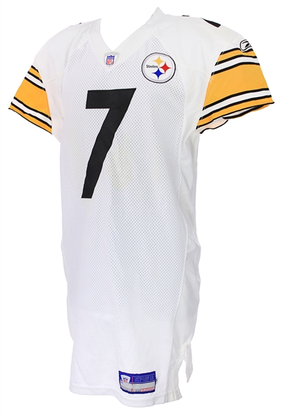 2005 Ben Roethlisberger Pittsburgh Steelers Road Jersey (MEARS LOA)