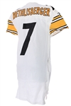 2005 Ben Roethlisberger Pittsburgh Steelers Road Jersey (MEARS LOA)