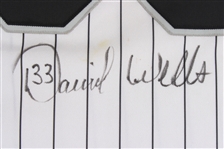 2001 David Wells Chicago White Sox Dual Signed Game Worn Home Jersey (MEARS A10/JSA)