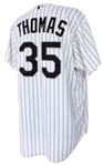 2000 Frank Thomas Chicago White Sox Signed Game Worn Home Jersey (MEARS A10/JSA)