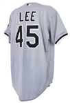 2000 Carlos Lee Chicago White Sox Signed Game Worn Road Jersey (MEARS LOA/JSA)