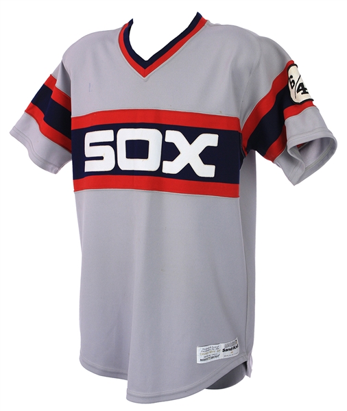 1984 Al Jones Chicago White Sox Game Worn Road Jersey (MEARS LOA)