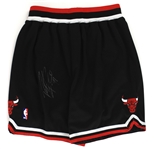 1997-98 Dennis Rodman Chicago Bulls Signed Game Worn Alternate Uniform (MEARS A10) NBA Champions