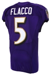 2013 Joe Flacco Baltimore Ravens Home Jersey (MEARS LOA)