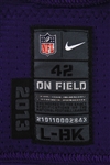 2013 Joe Flacco Baltimore Ravens Home Jersey (MEARS LOA)