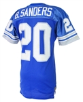 1992-94 Barry Sanders Detroit Lions Home Jersey (MEARS LOA)