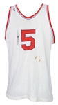 1950's USA #5 Game Worn Durene Basketball Jersey (MEARS LOA)
