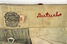 1938 Bill Dietrich Chicago White Sox Game Worn Road Uniform Pants (MEARS LOA)