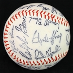 1975 Atlanta Braves Team Signature Stamped Baseball