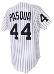 1994 Dan Pasqua Chicago White Sox 1964 Throwback Uniform w/ Pants, Belt, Hat & Stirrups (MEARS A10)