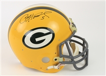 1990s Paul Hornung Green Bay Packers Signed Full Size Helmet (JSA)