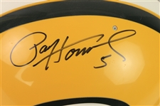 1990's Paul Hornung Green Bay Packers Signed Full Size Helmet (JSA)