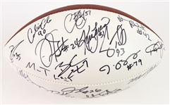 2009 Seattle Seahawks Multi Signed ONFL Goodell Autograph Panel Football w/ 25 Signatures Including Lofa Tatupu, Marcus Trufant, TJ Houshmandzadeh & More (*JSA Full Letter*)
