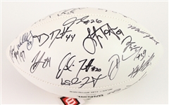 2009 Seattle Seahawks Multi Signed ONFL Goodell Autograph Panel Football w/ 25 Signatures Including Lofa Tatupu, Marcus Trufant, TJ Houshmandzadeh & More (*JSA Full Letter*)