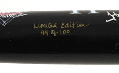 1998 Hank Aaron Milwaukee Brewers Signed Rawlings Adirondack Inaugural NL Season Painted Bat (JSA) 44/100