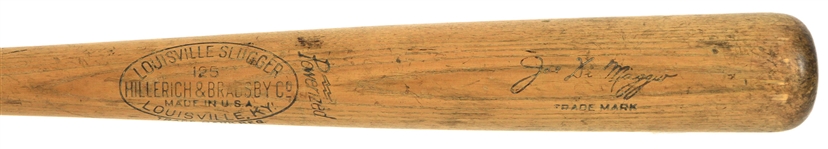 1939-42 Joe DiMaggio New York Yankees H&B Louisville Slugger Professional Model Bat (MEARS A8 & PSA/DNA)