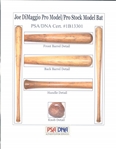 1939-42 Joe DiMaggio New York Yankees H&B Louisville Slugger Professional Model Bat (MEARS A8 & PSA/DNA)