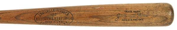 1925-31 Jimmie Foxx Philadelphia Athletics H&B Louisville Slugger Store Model Bat 