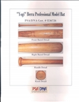 1951-57 Yogi Berra New York Yankees Signed H&B Louisville Slugger Professional Model Game Used Bat (MEARS A8 & PSA/DNA GU7 & JSA)