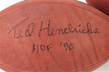 1990's Football Collection - Lot of 3 w/ Green Bay Packers 1995-96 NFC Central Champs + Ted Hendricks & Mark Chmura Signed (JSA)