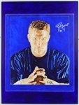 2004 Brett Favre Green Bay Packers 30" x 40" Framed Signed Art Work (JSA)