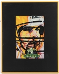 2000's Brett Favre Green Bay Packers Artisit Signed Canvas & Framed Lithograph Collection - Lot of 6