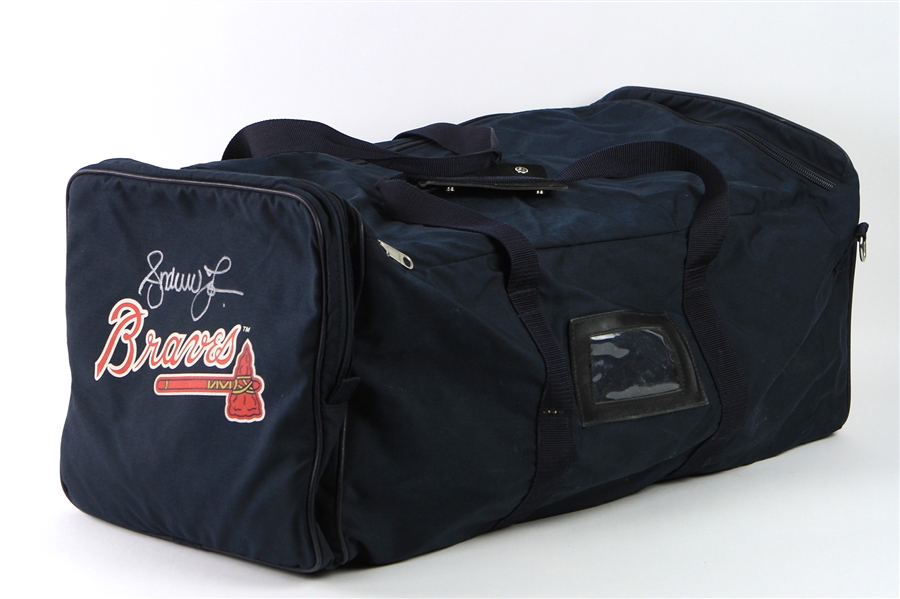 1996-2007 Andruw Jones Atlanta Braves Signed Equipment Bag (MEARS LOA/JSA/Player LOA)