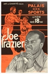 1970s Joe Frazier World Heavyweight Champion 15" x 23.5" Palais Des Sports French Language Poster