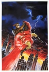 1989 The Rocketeer 23.5" x 36" Comico Series #3 Poster