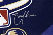 2002 Multi Signed Miller Park 23 x 35.5 All Star Game Stadium Banner w/ 9 Signatures Including Derek Jeter, Mariano Rivera, Frank Robinson & More (MEARS LOA/JSA/MLB Hologram) 