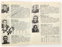1968 Green Bay Packers Team Signed Official Press Book w/ 39 Signatures Including Bart Starr, Ray Nitschke, Jerry Kramer & More (JSA)