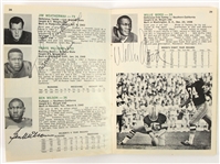 1968 Green Bay Packers Team Signed Official Press Book w/ 39 Signatures Including Bart Starr, Ray Nitschke, Jerry Kramer & More (JSA)