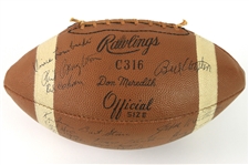 1962 World Champion Green Bay Packers Team Signed Football w/ 38 Signatures Including Vince Lombardi, Bart Starr, Johnny Blood & More (JSA) Extremely High Grade