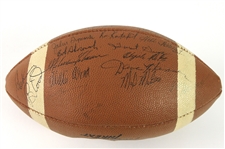1962 World Champion Green Bay Packers Team Signed Football w/ 38 Signatures Including Vince Lombardi, Bart Starr, Johnny Blood & More (JSA) Extremely High Grade