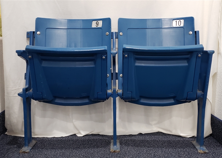 1960-1990 Comiskey Park Chicago White Sox Stadium Chairs (section of 2)
