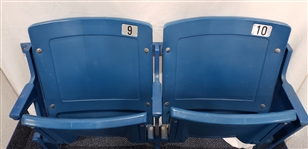 1960-1990 Comiskey Park Chicago White Sox Stadium Chairs (section of 2)
