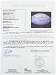 2000's Johnny Unitas Baltimore Colts Signed ONFL Tagliabue Autograph Panel Football w/ Illustration (*Full JSA Letter*)