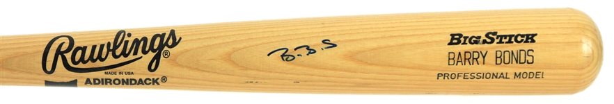 1990-97 Barry Bonds San Francisco Giants Signed Rawlings Adirondack Bat (JSA)