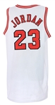 1995-96 Michael Jordan Chicago Bulls Pro Cut Home Jersey (MEARS LOA)