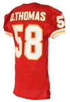 1998 Derrick Thomas Kansas City Chiefs Home Jersey (MEARS A5)