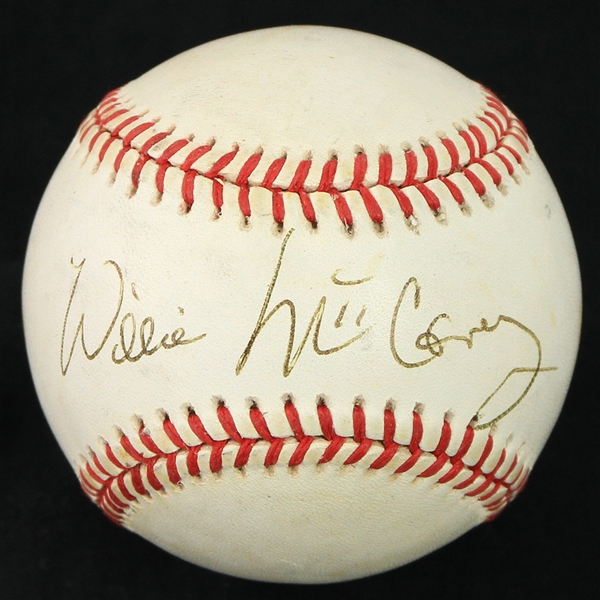 1991-93 Willie McCovey San Francisco Giants Signed ONL White Baseball (JSA)