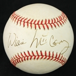 1991-93 Willie McCovey San Francisco Giants Signed ONL White Baseball (JSA)