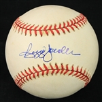 1995-99 Reggie Jackson New York Yankees Signed OAL Budig Baseball (JSA)