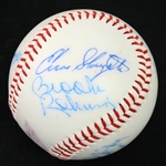 1998 Dream Game Multi Signed Baseball w/ 7 Signatures Including Bob Feller, Harmon Killebrew, Brooks Robinson & More (JSA)