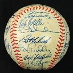 1965 San Francisco Giants Team Signed Baseball w/ 29 Signatures Including Willie Mays, Juan Marichal, Warren Spahn & More (JSA)