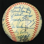 1965 San Francisco Giants Team Signed Baseball w/ 29 Signatures Including Willie Mays, Juan Marichal, Warren Spahn & More (JSA)