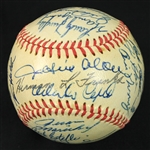 1965 San Francisco Giants Team Signed Baseball w/ 29 Signatures Including Willie Mays, Juan Marichal, Warren Spahn & More (JSA)
